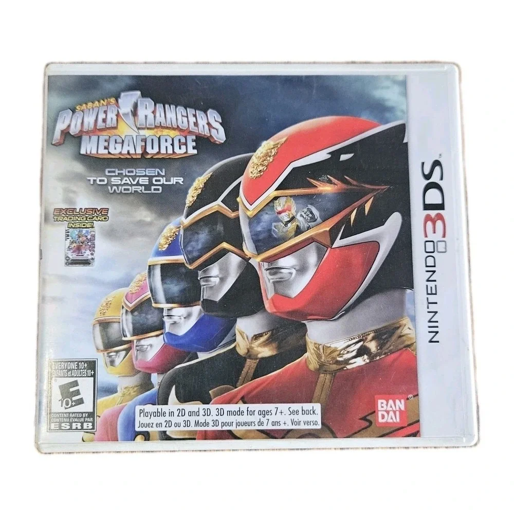 Power Rangers Megaforce (Nintendo 3DS) Complete Game w/Case & Instructions